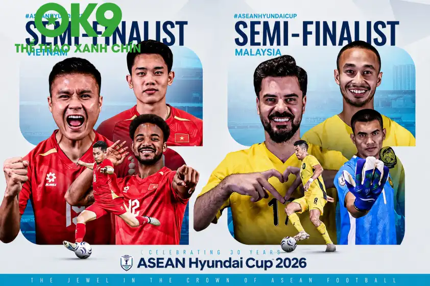 ĐT Việt Nam tái đấu đối thủ duyên nợ Malaysia ở bán kết AFF Cup 2026 ĐT Việt Nam tái đấu đối thủ duyên nợ Malaysia ở bán kết AFF Cup 2026